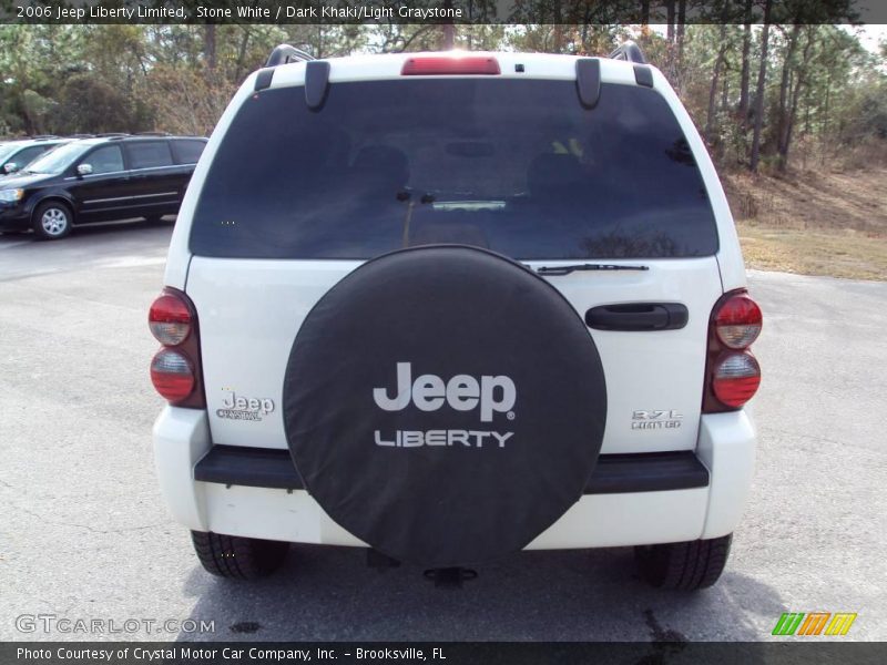 Stone White / Dark Khaki/Light Graystone 2006 Jeep Liberty Limited