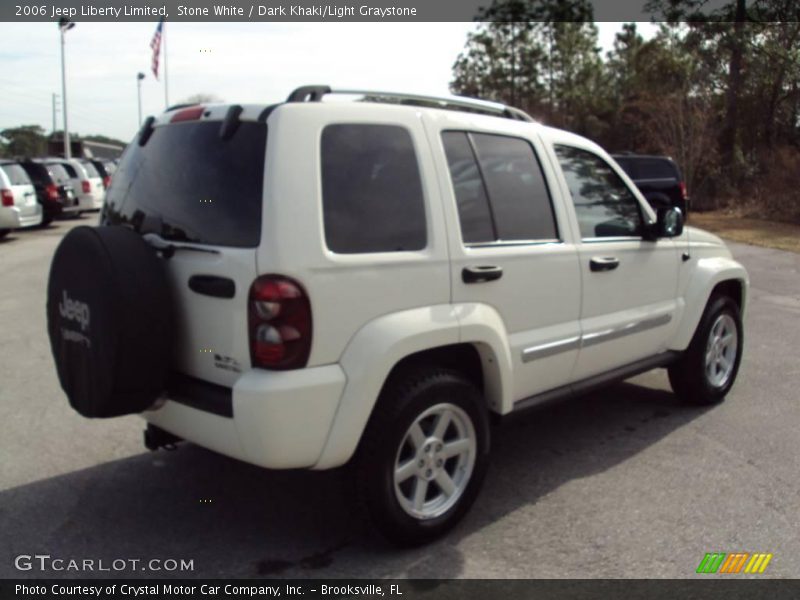 Stone White / Dark Khaki/Light Graystone 2006 Jeep Liberty Limited