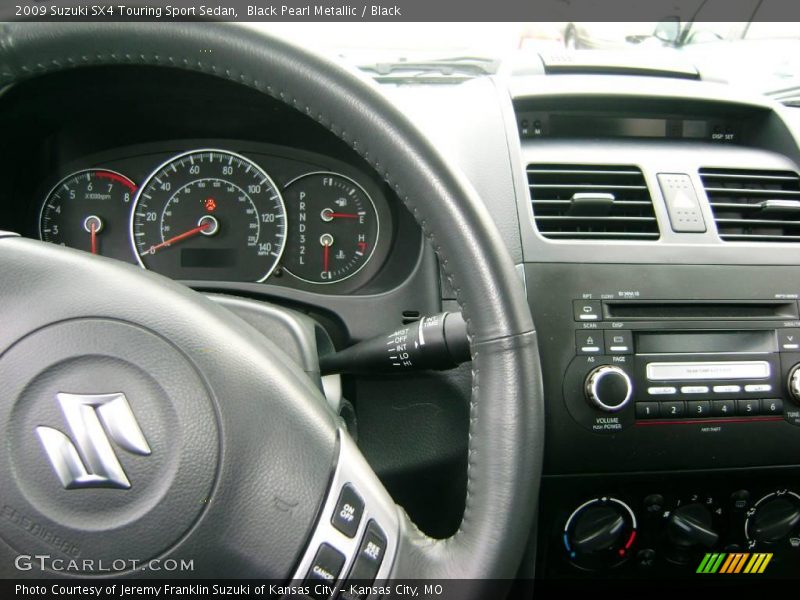 Black Pearl Metallic / Black 2009 Suzuki SX4 Touring Sport Sedan