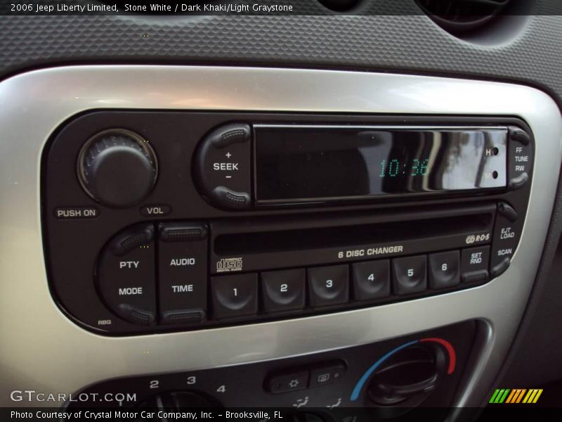 Stone White / Dark Khaki/Light Graystone 2006 Jeep Liberty Limited
