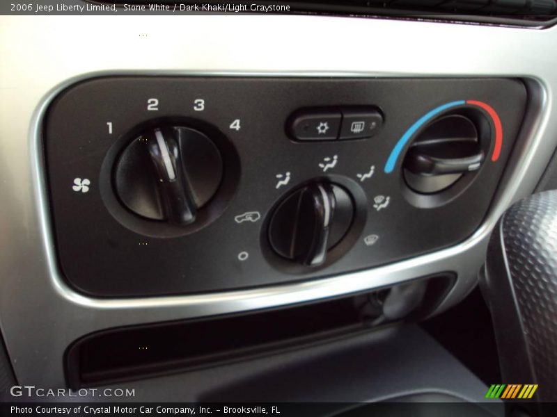 Stone White / Dark Khaki/Light Graystone 2006 Jeep Liberty Limited