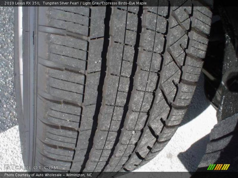 Tungsten Silver Pearl / Light Gray/Espresso Birds-Eye Maple 2010 Lexus RX 350