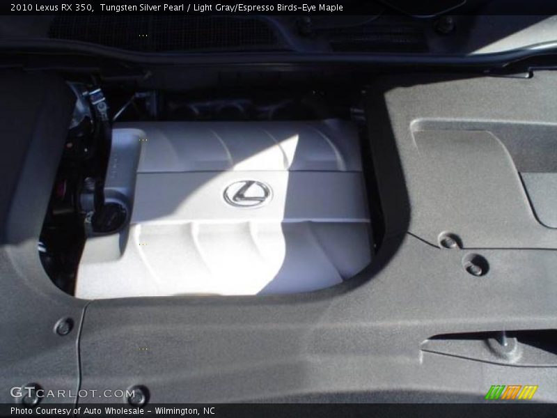 Tungsten Silver Pearl / Light Gray/Espresso Birds-Eye Maple 2010 Lexus RX 350