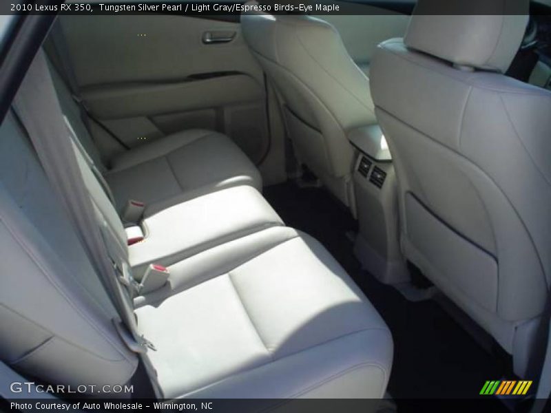 Tungsten Silver Pearl / Light Gray/Espresso Birds-Eye Maple 2010 Lexus RX 350