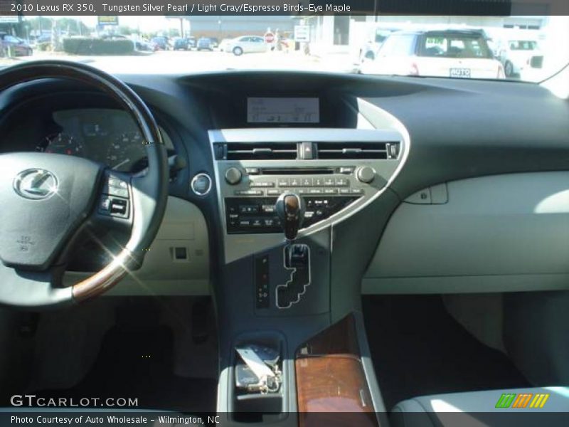Tungsten Silver Pearl / Light Gray/Espresso Birds-Eye Maple 2010 Lexus RX 350