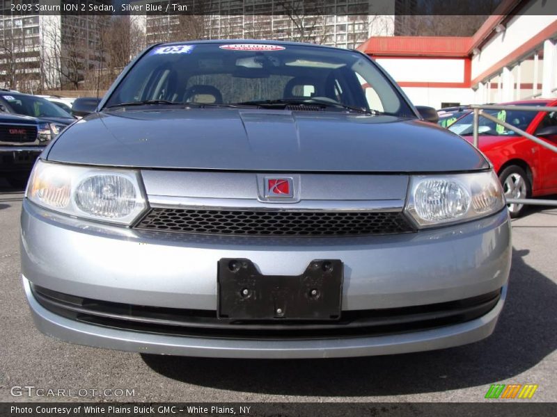 Silver Blue / Tan 2003 Saturn ION 2 Sedan
