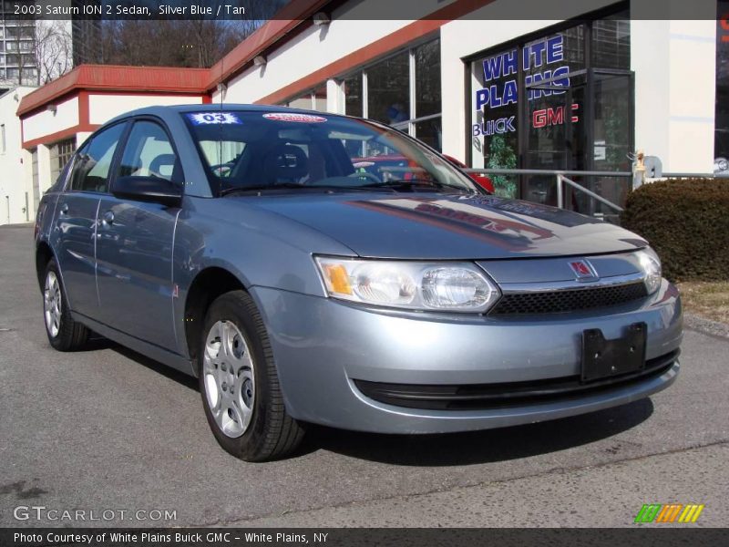 Silver Blue / Tan 2003 Saturn ION 2 Sedan