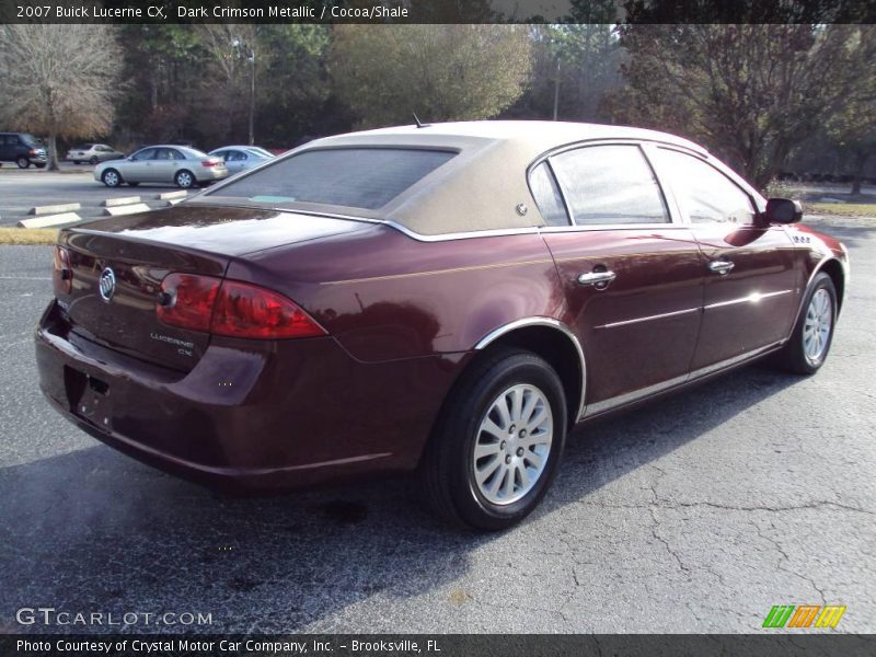 Dark Crimson Metallic / Cocoa/Shale 2007 Buick Lucerne CX