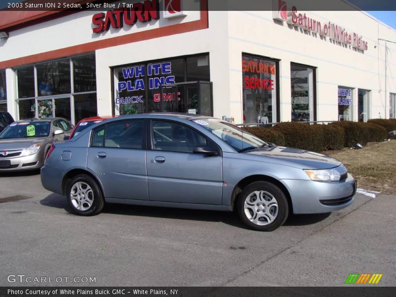 Silver Blue / Tan 2003 Saturn ION 2 Sedan
