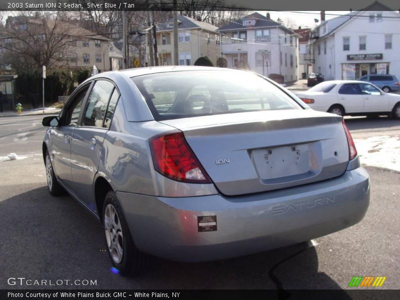 Silver Blue / Tan 2003 Saturn ION 2 Sedan