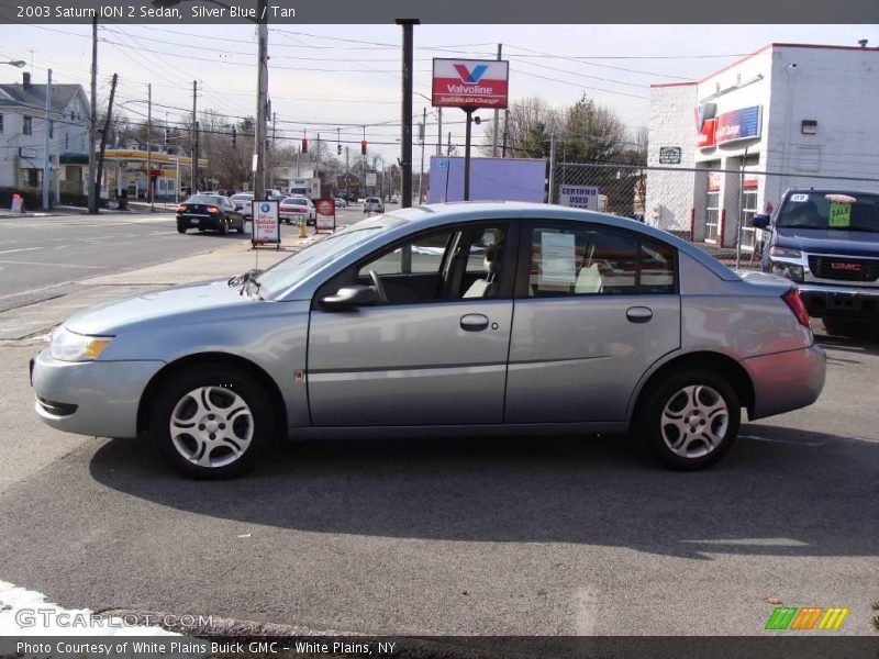 Silver Blue / Tan 2003 Saturn ION 2 Sedan