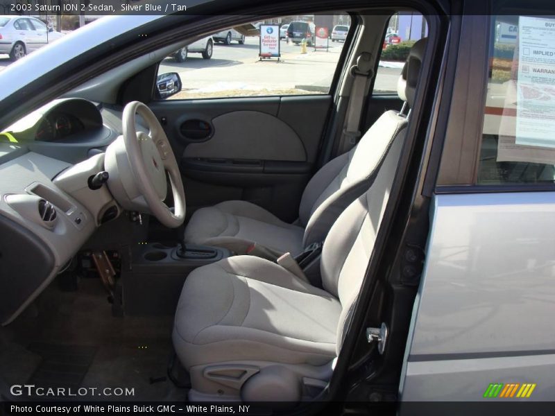 Silver Blue / Tan 2003 Saturn ION 2 Sedan