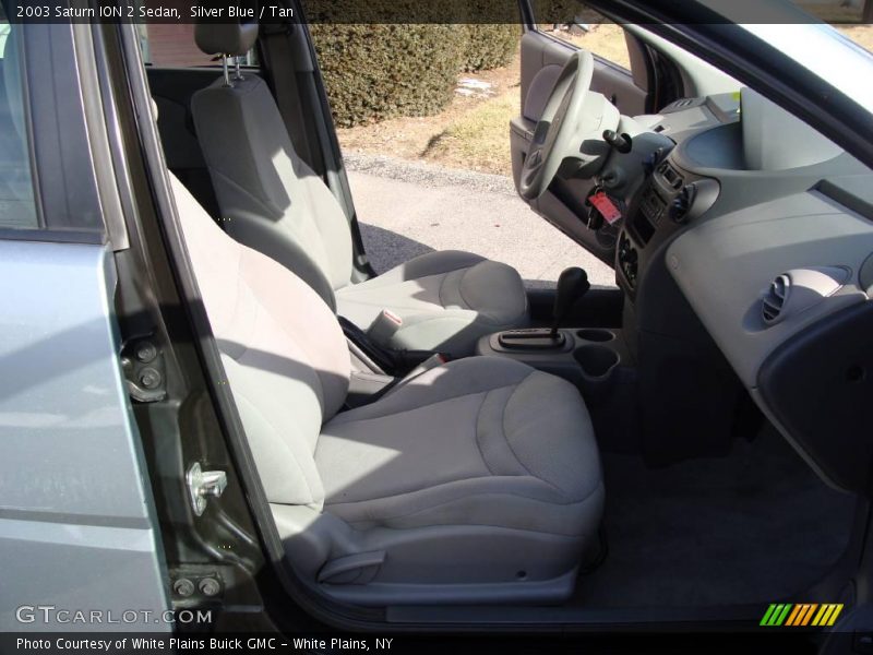 Silver Blue / Tan 2003 Saturn ION 2 Sedan