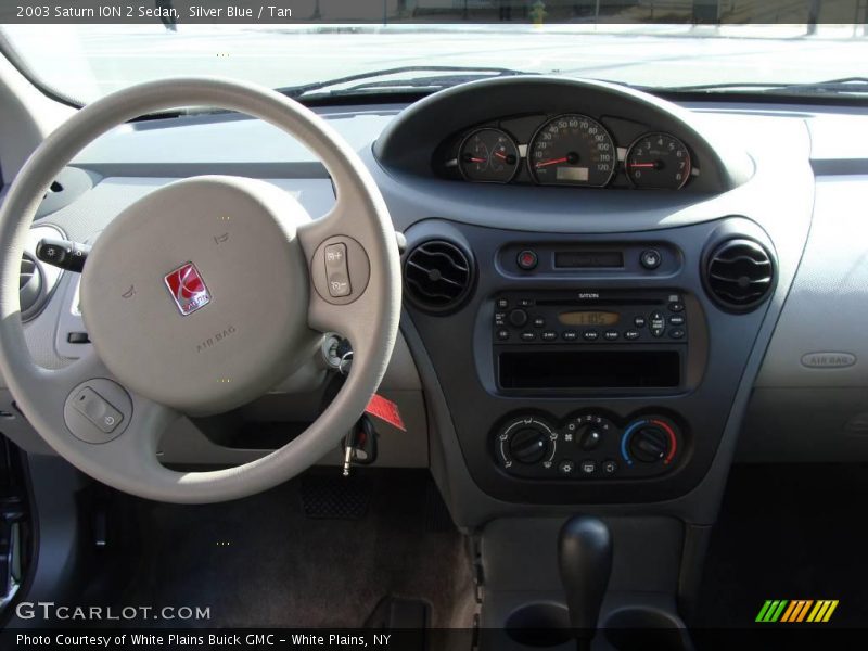 Silver Blue / Tan 2003 Saturn ION 2 Sedan