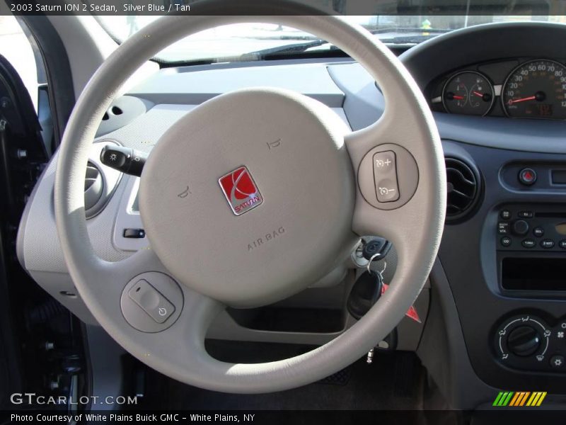 Silver Blue / Tan 2003 Saturn ION 2 Sedan