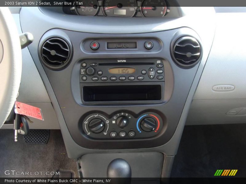 Silver Blue / Tan 2003 Saturn ION 2 Sedan
