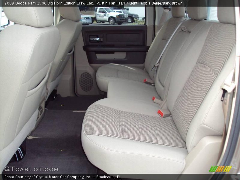 Austin Tan Pearl / Light Pebble Beige/Bark Brown 2009 Dodge Ram 1500 Big Horn Edition Crew Cab