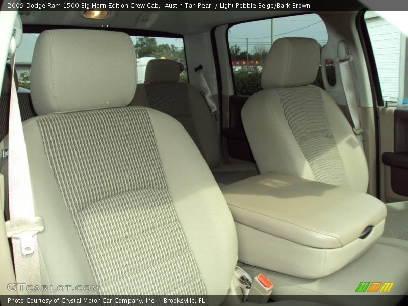 Austin Tan Pearl / Light Pebble Beige/Bark Brown 2009 Dodge Ram 1500 Big Horn Edition Crew Cab
