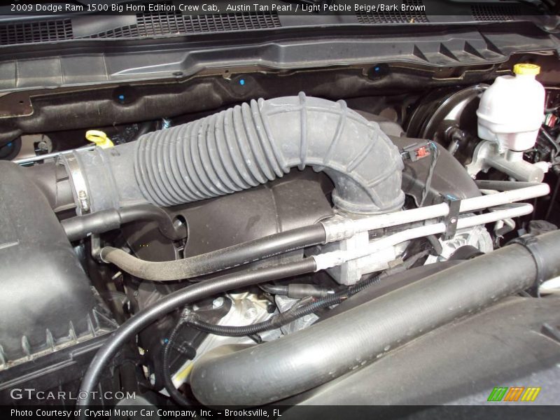 Austin Tan Pearl / Light Pebble Beige/Bark Brown 2009 Dodge Ram 1500 Big Horn Edition Crew Cab