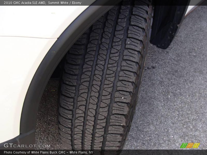 Summit White / Ebony 2010 GMC Acadia SLE AWD