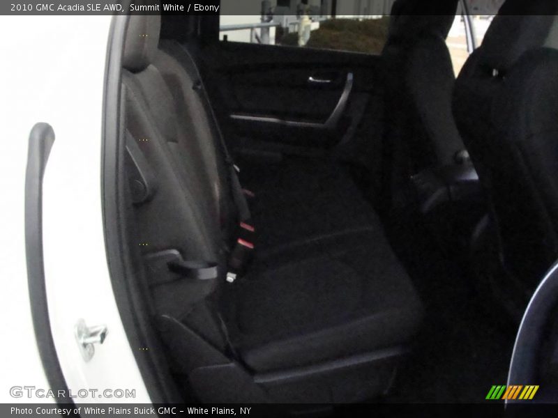 Summit White / Ebony 2010 GMC Acadia SLE AWD