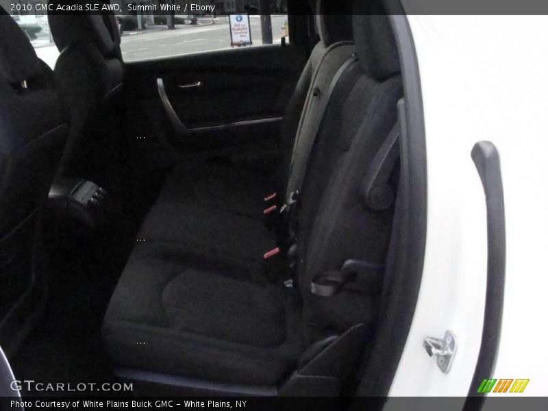 Summit White / Ebony 2010 GMC Acadia SLE AWD