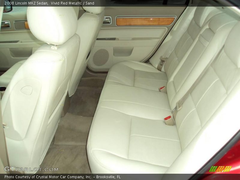 Vivid Red Metallic / Sand 2008 Lincoln MKZ Sedan