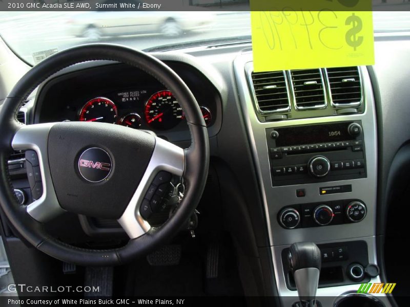 Summit White / Ebony 2010 GMC Acadia SLE AWD