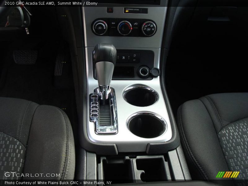 Summit White / Ebony 2010 GMC Acadia SLE AWD