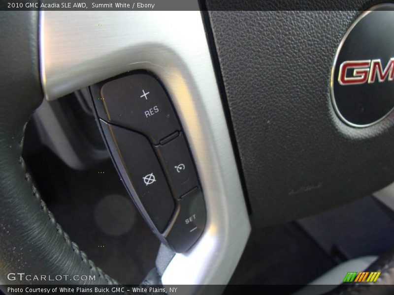 Summit White / Ebony 2010 GMC Acadia SLE AWD