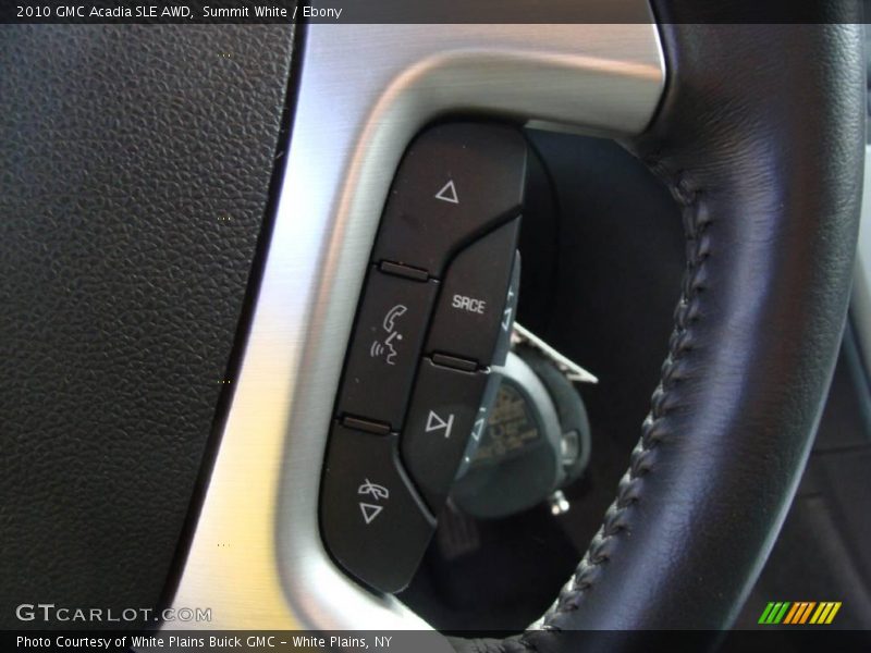 Summit White / Ebony 2010 GMC Acadia SLE AWD