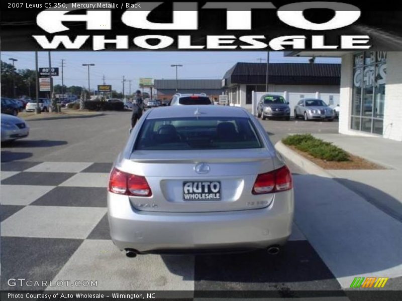 Mercury Metallic / Black 2007 Lexus GS 350