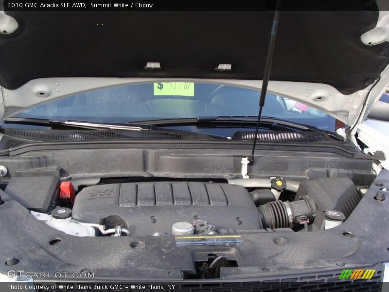 Summit White / Ebony 2010 GMC Acadia SLE AWD