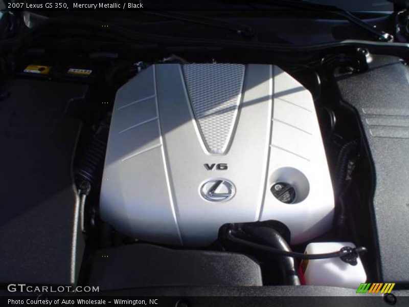 Mercury Metallic / Black 2007 Lexus GS 350