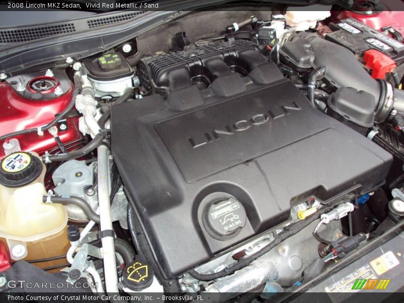 Vivid Red Metallic / Sand 2008 Lincoln MKZ Sedan