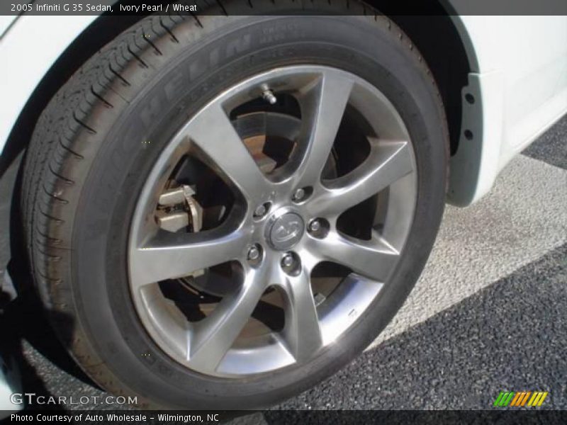 Ivory Pearl / Wheat 2005 Infiniti G 35 Sedan
