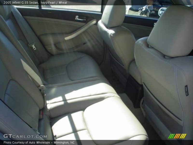 Ivory Pearl / Wheat 2005 Infiniti G 35 Sedan
