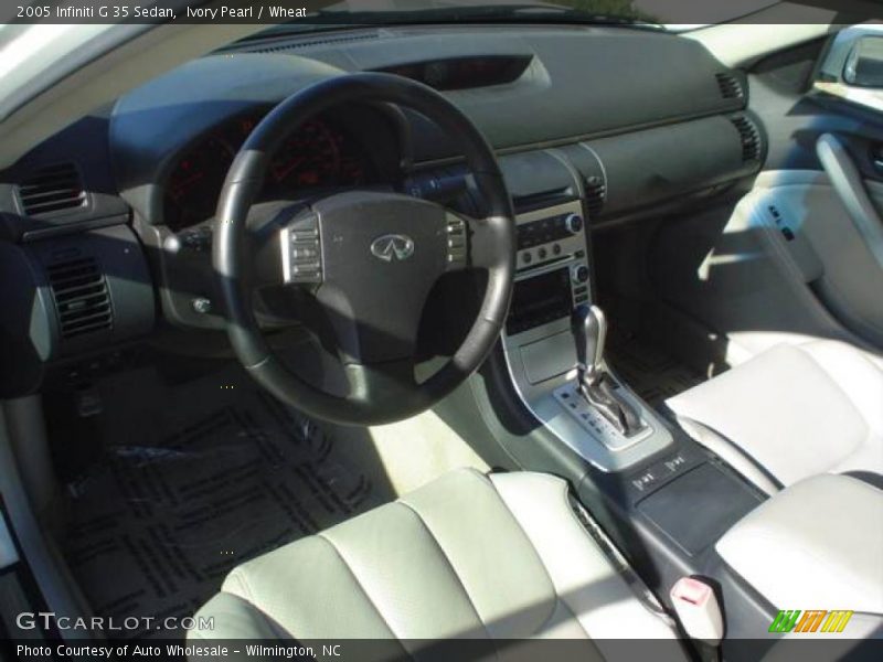 Ivory Pearl / Wheat 2005 Infiniti G 35 Sedan