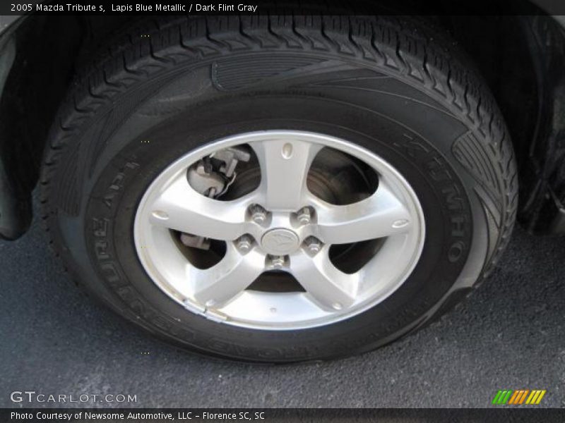 Lapis Blue Metallic / Dark Flint Gray 2005 Mazda Tribute s