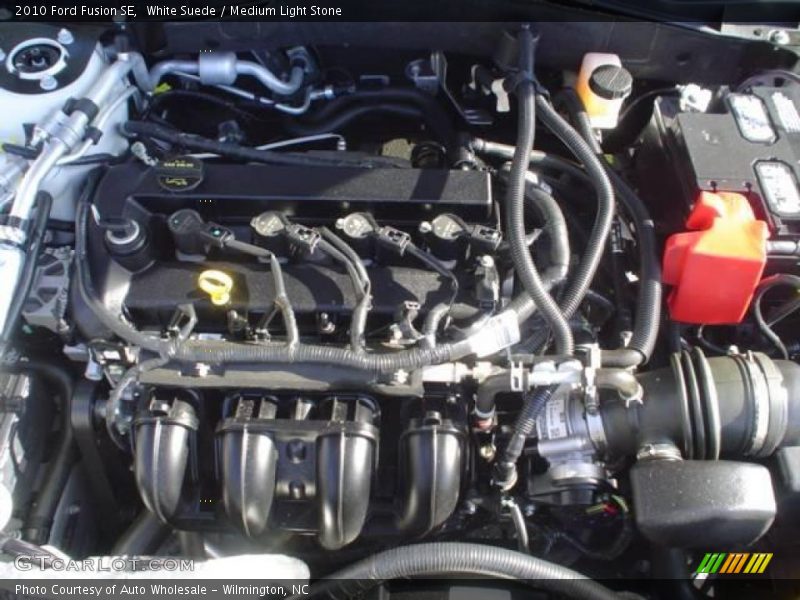 White Suede / Medium Light Stone 2010 Ford Fusion SE