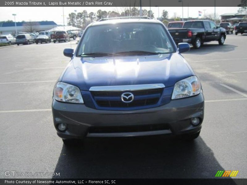 Lapis Blue Metallic / Dark Flint Gray 2005 Mazda Tribute s