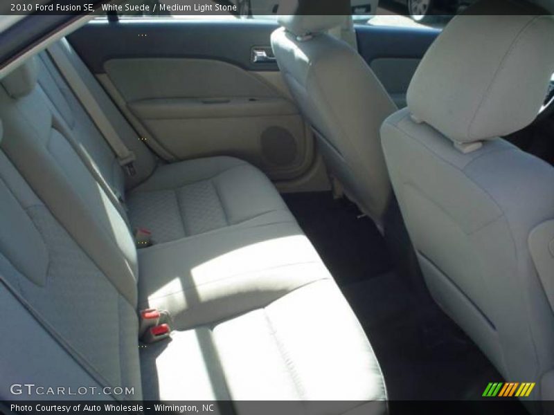 White Suede / Medium Light Stone 2010 Ford Fusion SE