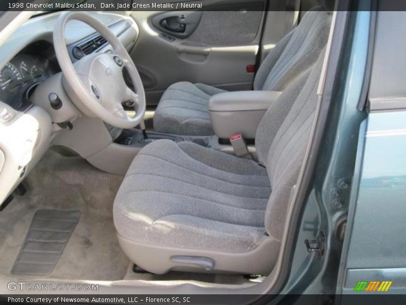 Dark Jade Green Metallic / Neutral 1998 Chevrolet Malibu Sedan