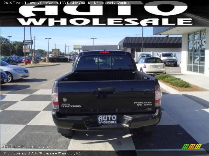 Black Sand Pearl / Graphite 2010 Toyota Tacoma V6 PreRunner TRD Double Cab