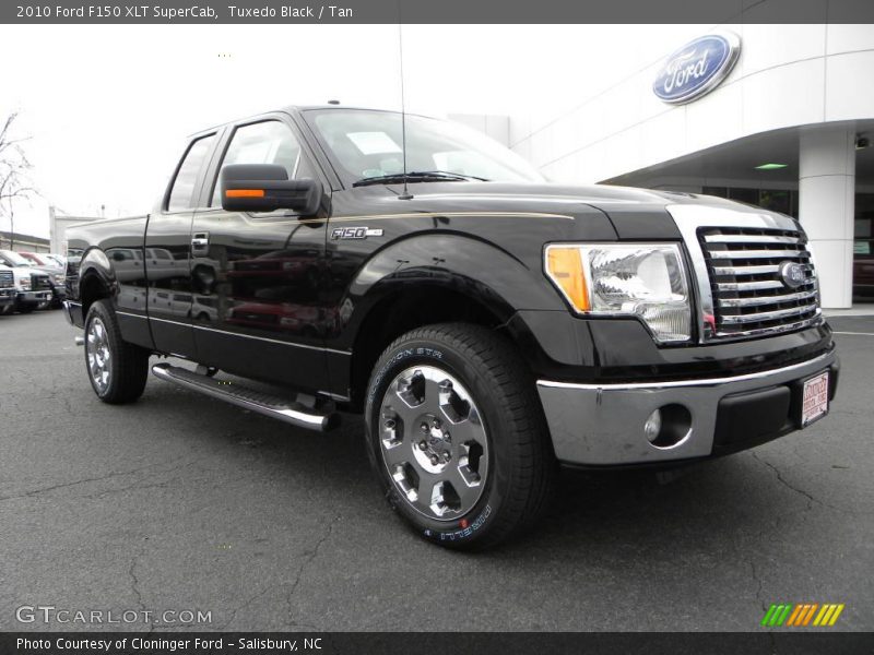 Tuxedo Black / Tan 2010 Ford F150 XLT SuperCab