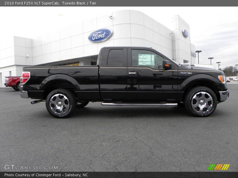 Tuxedo Black / Tan 2010 Ford F150 XLT SuperCab