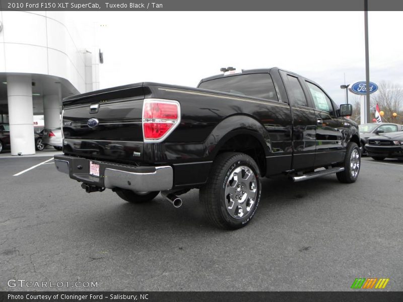 Tuxedo Black / Tan 2010 Ford F150 XLT SuperCab