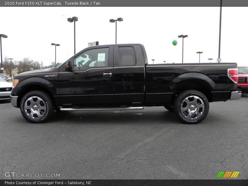 Tuxedo Black / Tan 2010 Ford F150 XLT SuperCab