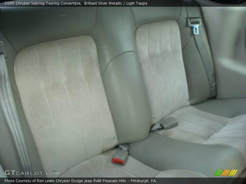 Brilliant Silver Metallic / Light Taupe 2005 Chrysler Sebring Touring Convertible