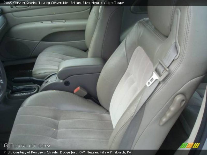 Brilliant Silver Metallic / Light Taupe 2005 Chrysler Sebring Touring Convertible